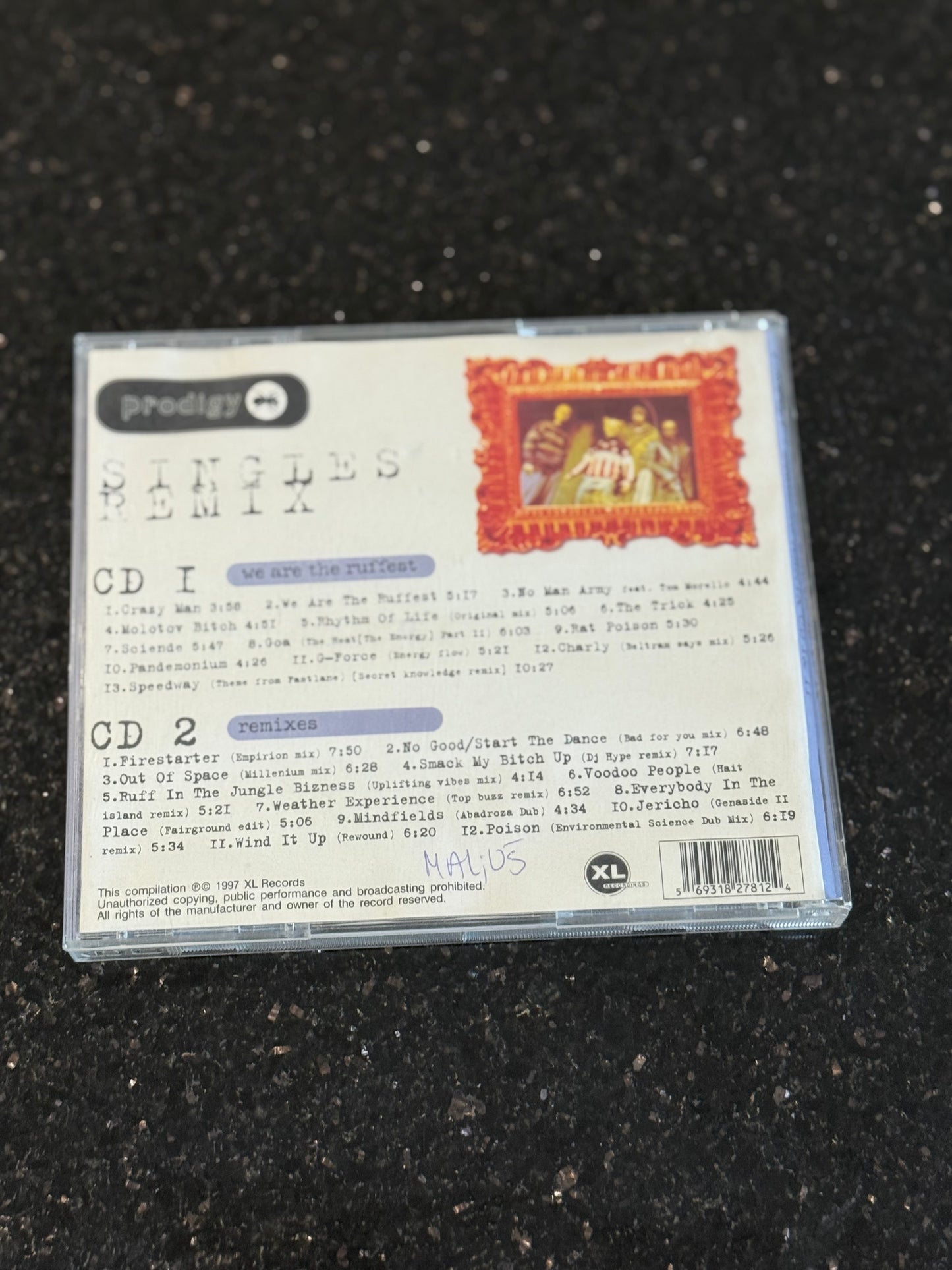 The Prodigy - Singles Remix (2CD) - Rare CD