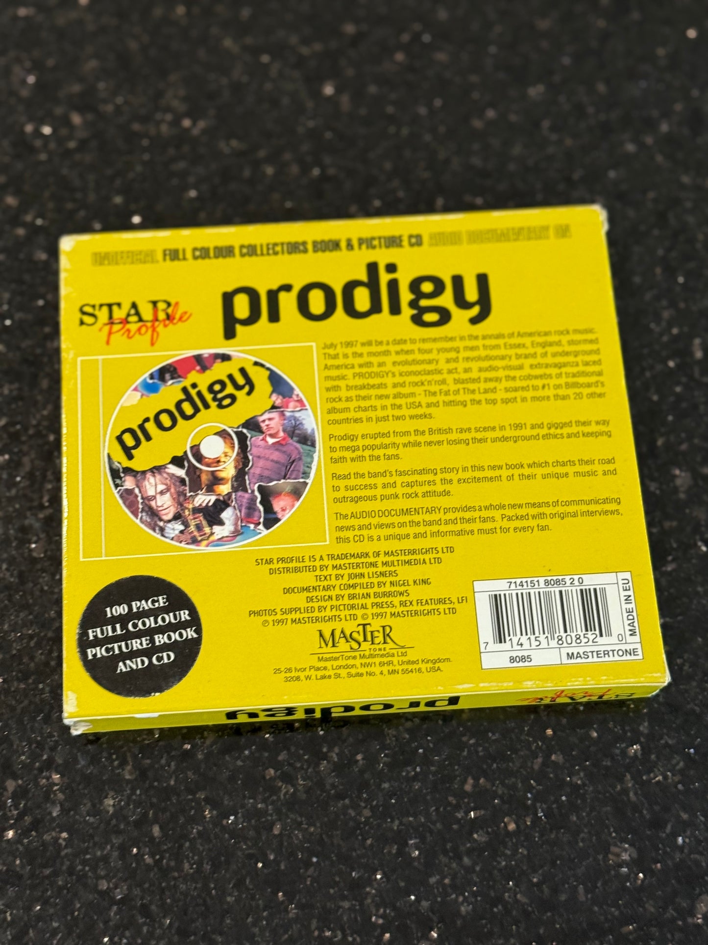 The Prodigy - STAR Profile CD - Rare CD