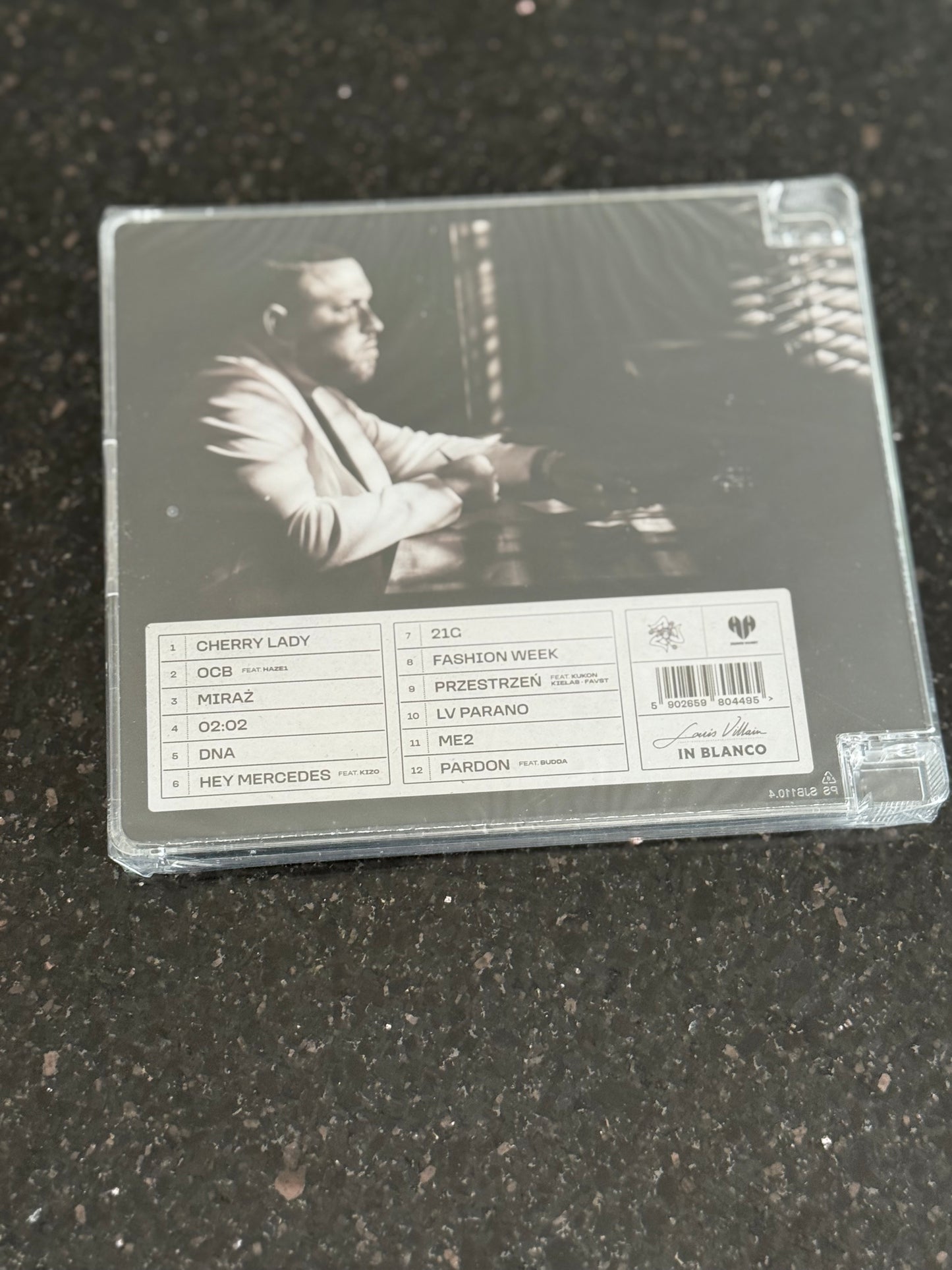 🇵🇱 Polish Hip Hop CD - Louis Villain - In blanco Polski Hip Hop