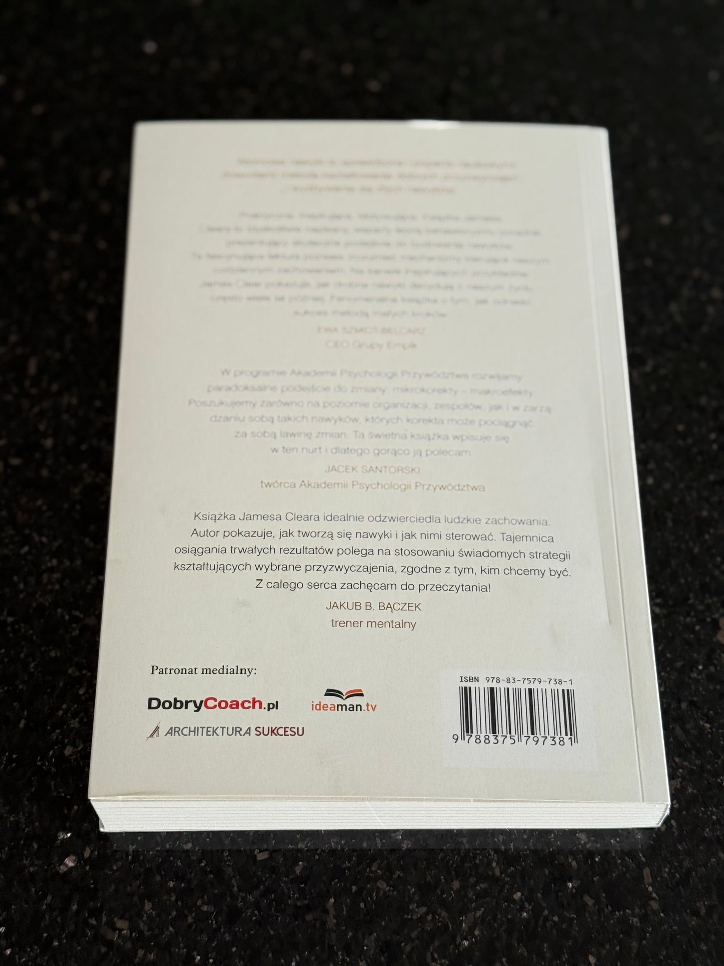 Polish 🇵🇱 Book - James Clear - Atomowe Nawyki