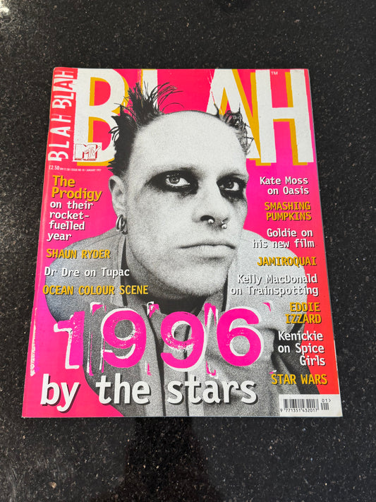 BLAH Magazine MTV - The Prodigy Keith Flint (RARE)