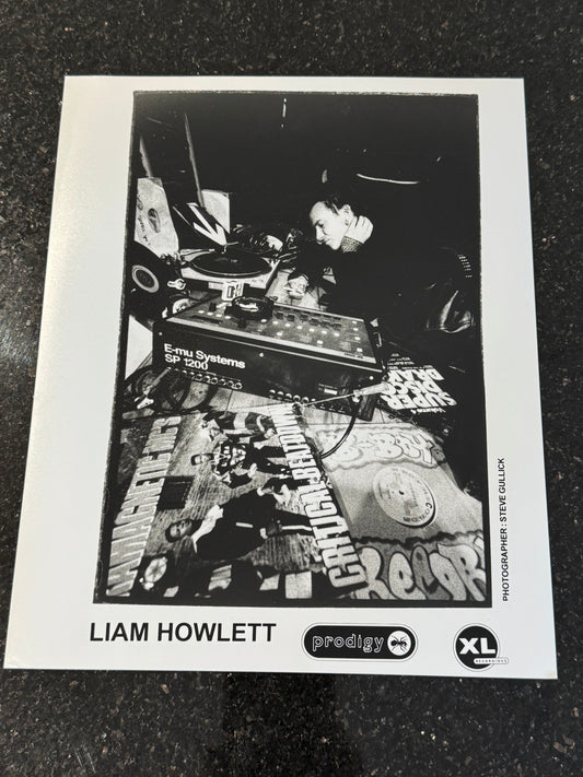 The Prodigy Old School XL Recording Photo Liam Holett (Rare)