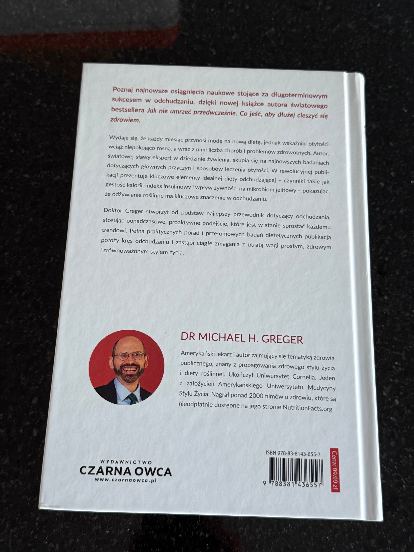 Polish 🇵🇱 Book - Dr. Michael H. Greger - Jak sie nie odchudzac