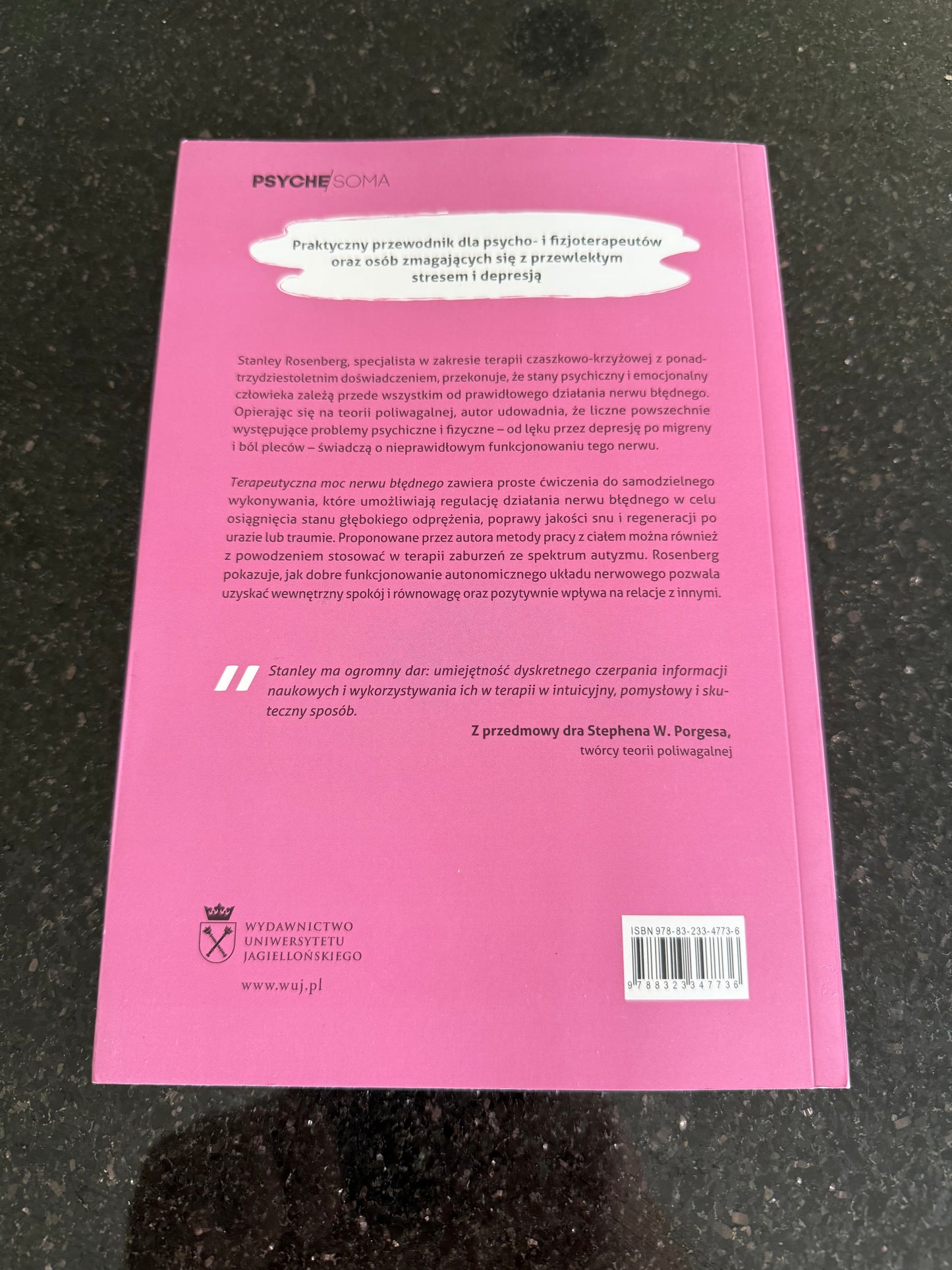 Polish 🇵🇱 Book - Stanley Rosenberg - Terapeutyczna moc nerwu blednego