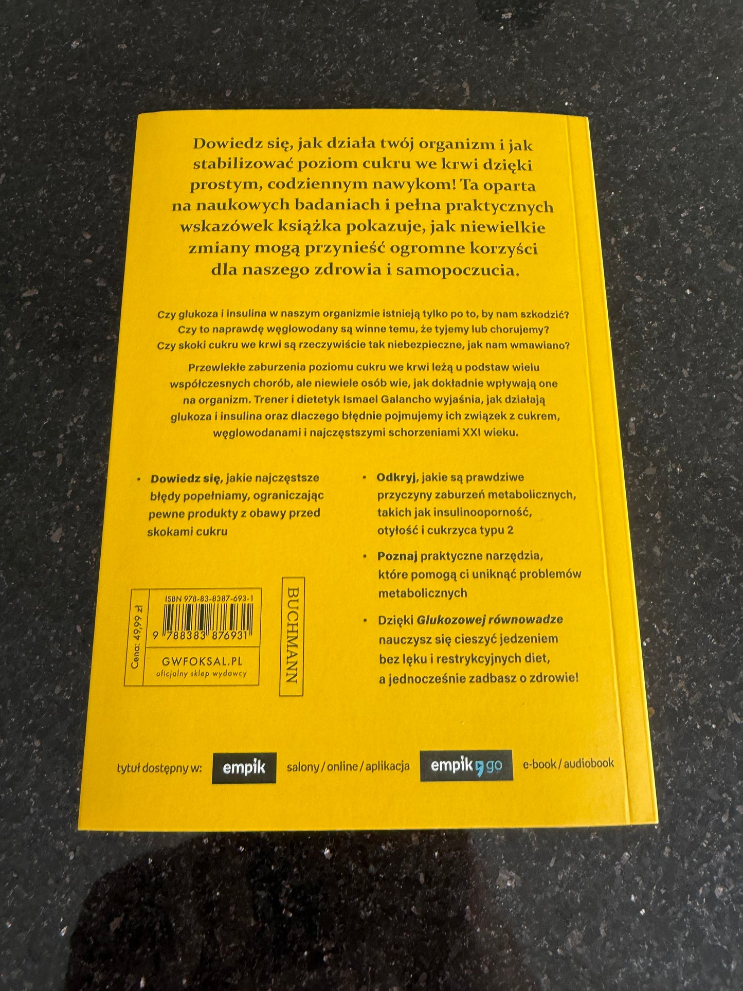 Polish 🇵🇱 Book - Ismael Galancho - Glukozowa Równowaga (rownowaga)