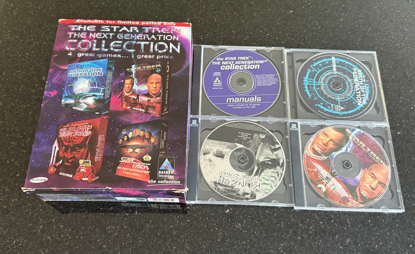 Star Trek: The Next Generation Collection for PC CD-ROM (4 Games) - Limited Edition Ultra Rare