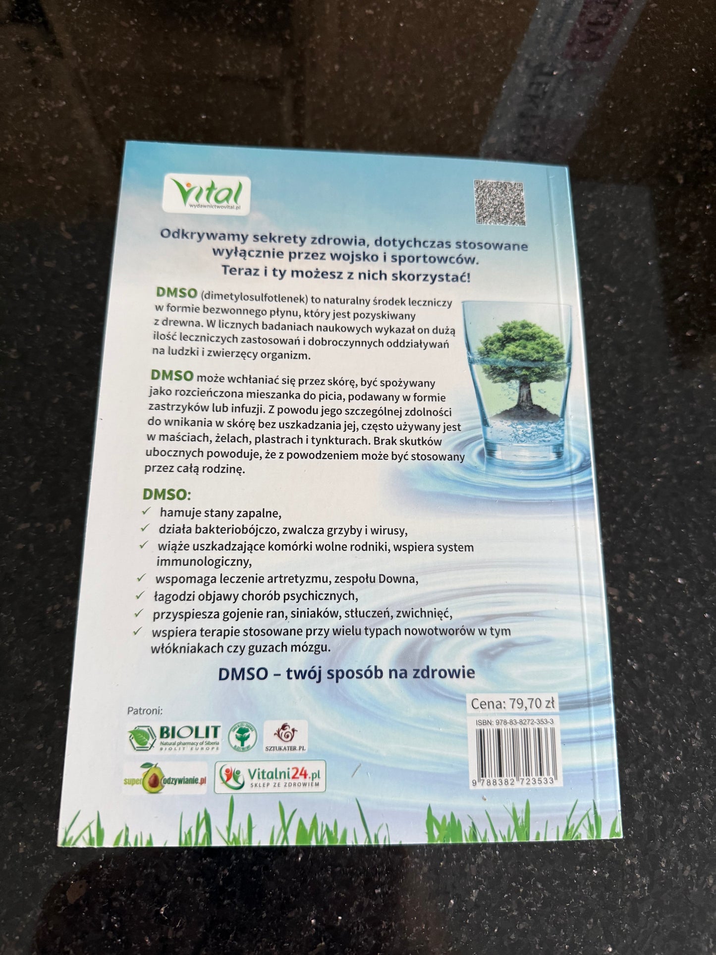 🇵🇱Polish Book - A. P. Hartmut Fischer - DMSO naturalny srodek przeciwzapalny i przeciwbólowy