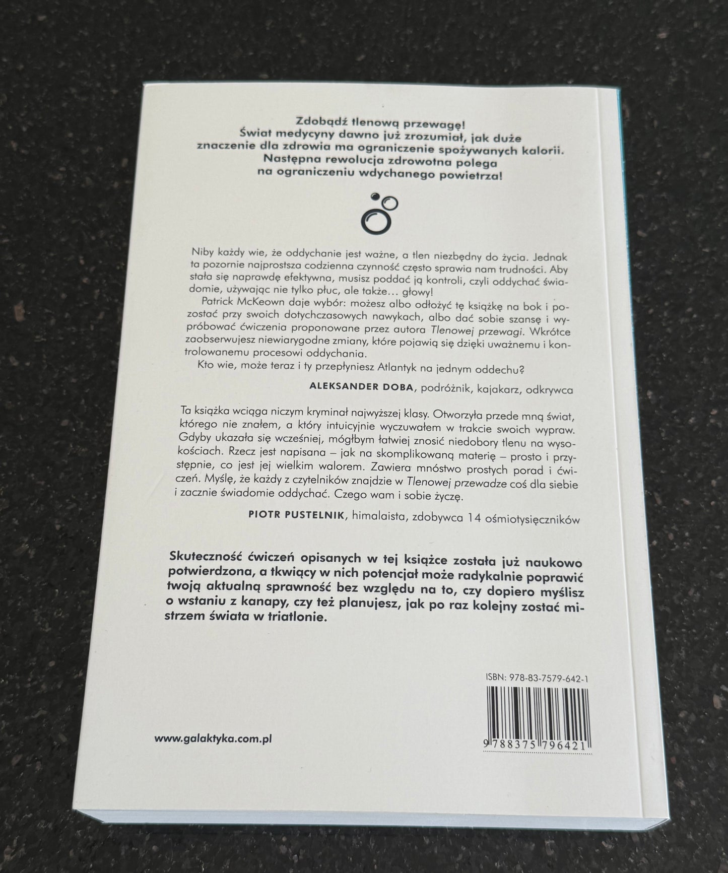 Polish 🇵🇱 Book - Patrick MacKeown - Tlenowa Przewaga