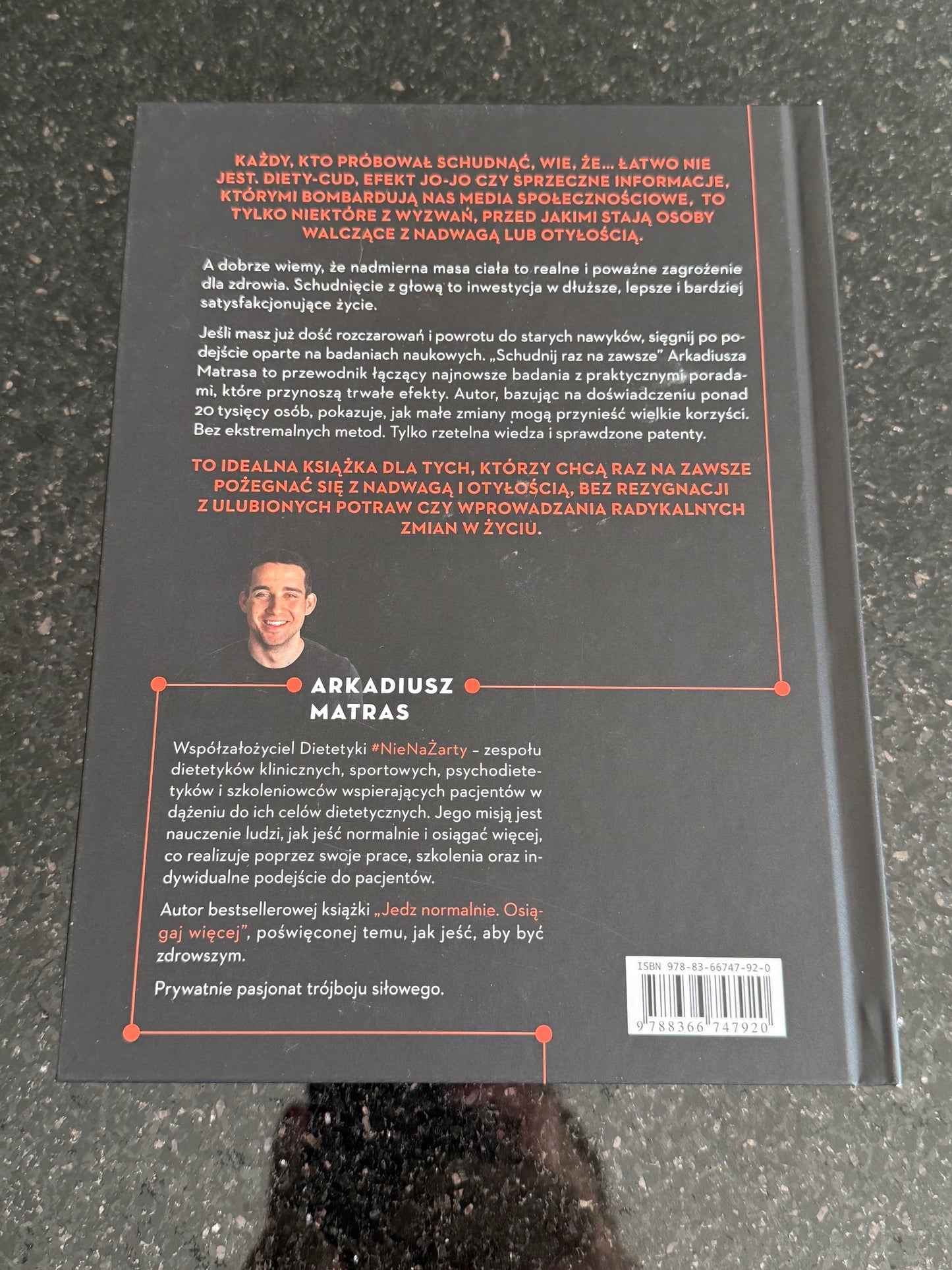 Polish 🇵🇱 Book - Arkadiusz Matras - Schudnij Raz Na Zawsze Dieta Polska Ksiazka