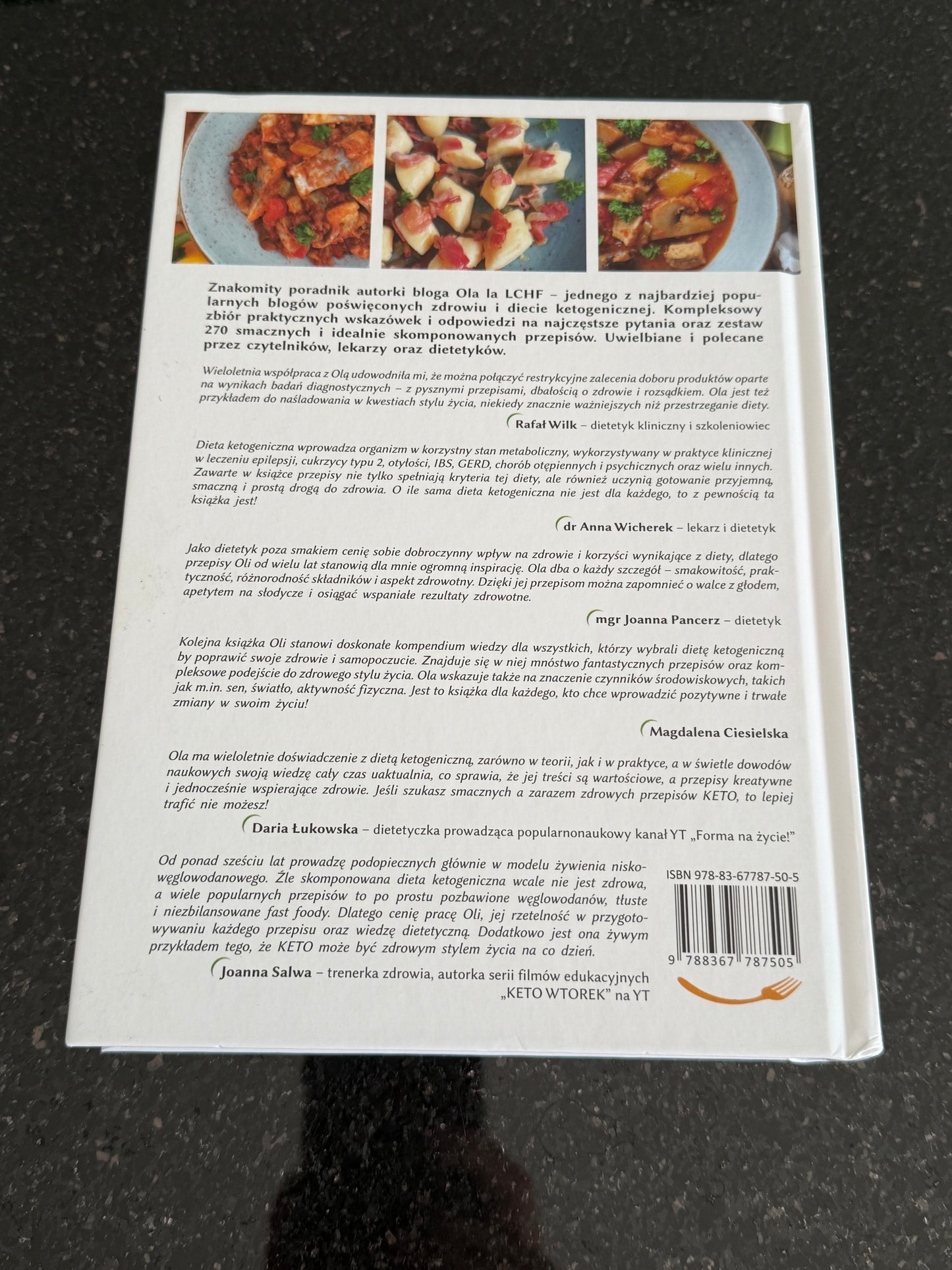 Polish 🇵🇱 Book - Aleksandra Odziemkowska Ola La Lchf - Jedz i Zyj (Żyj) Keto Przepisy