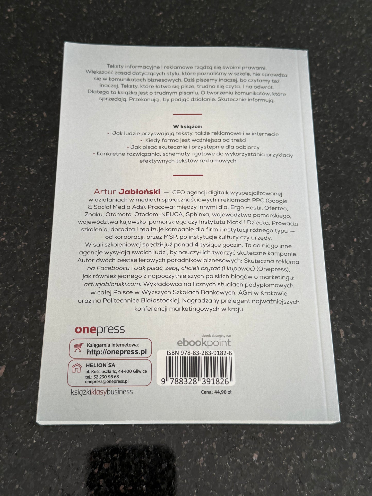 Polish 🇵🇱 Book - Artur Jablonski (Jabłoński) - Jak pisac zeby chcieli czytac i kupowac