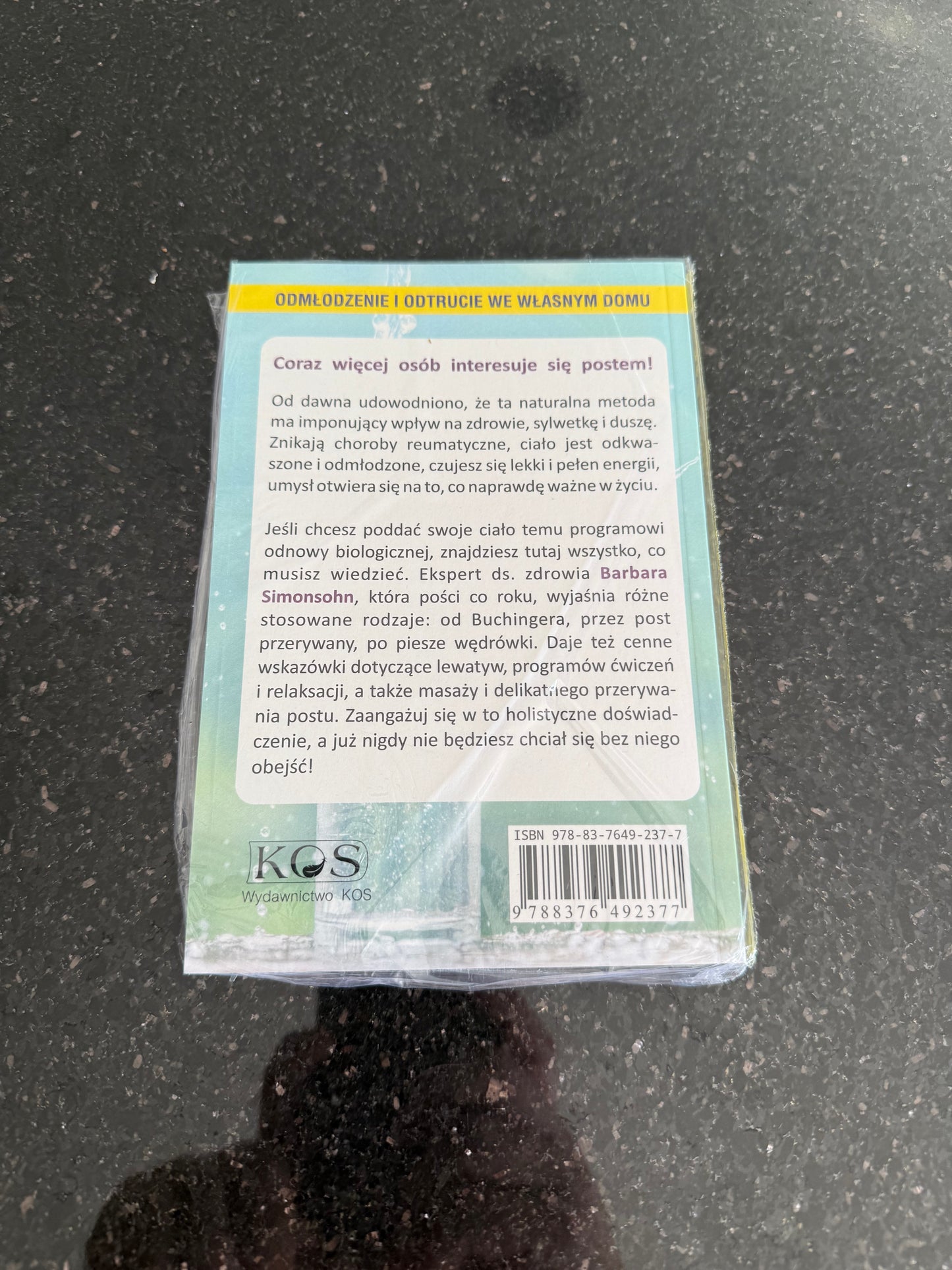 Polish 🇵🇱 Book - Barbara Simonsohn - Aby Glodowke (głodówkę) latwa uczynic
