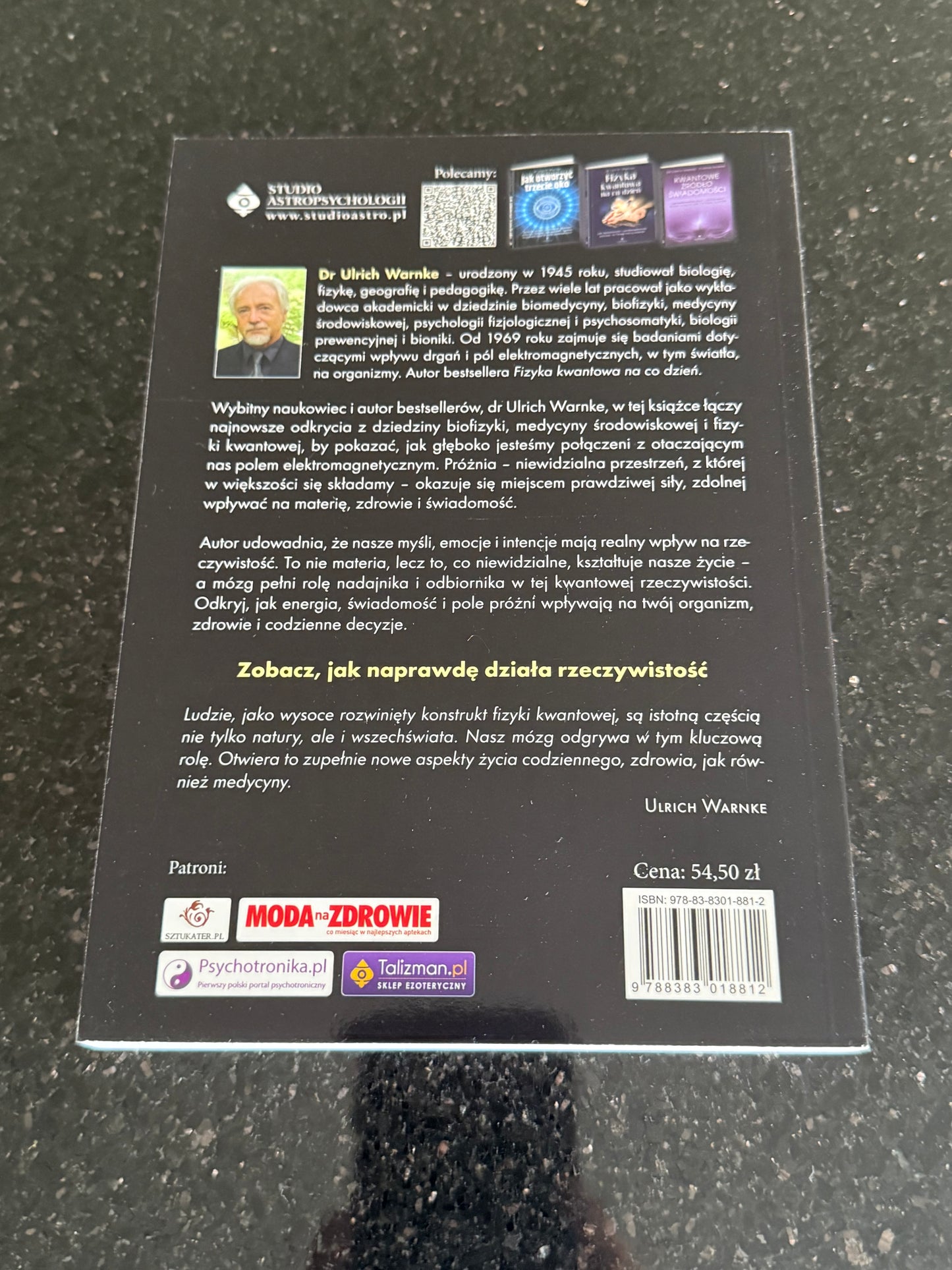 Polish 🇵🇱 Book - Dr. Ulrich Warnke - Kwantowa Energia Myśli (Mysli)