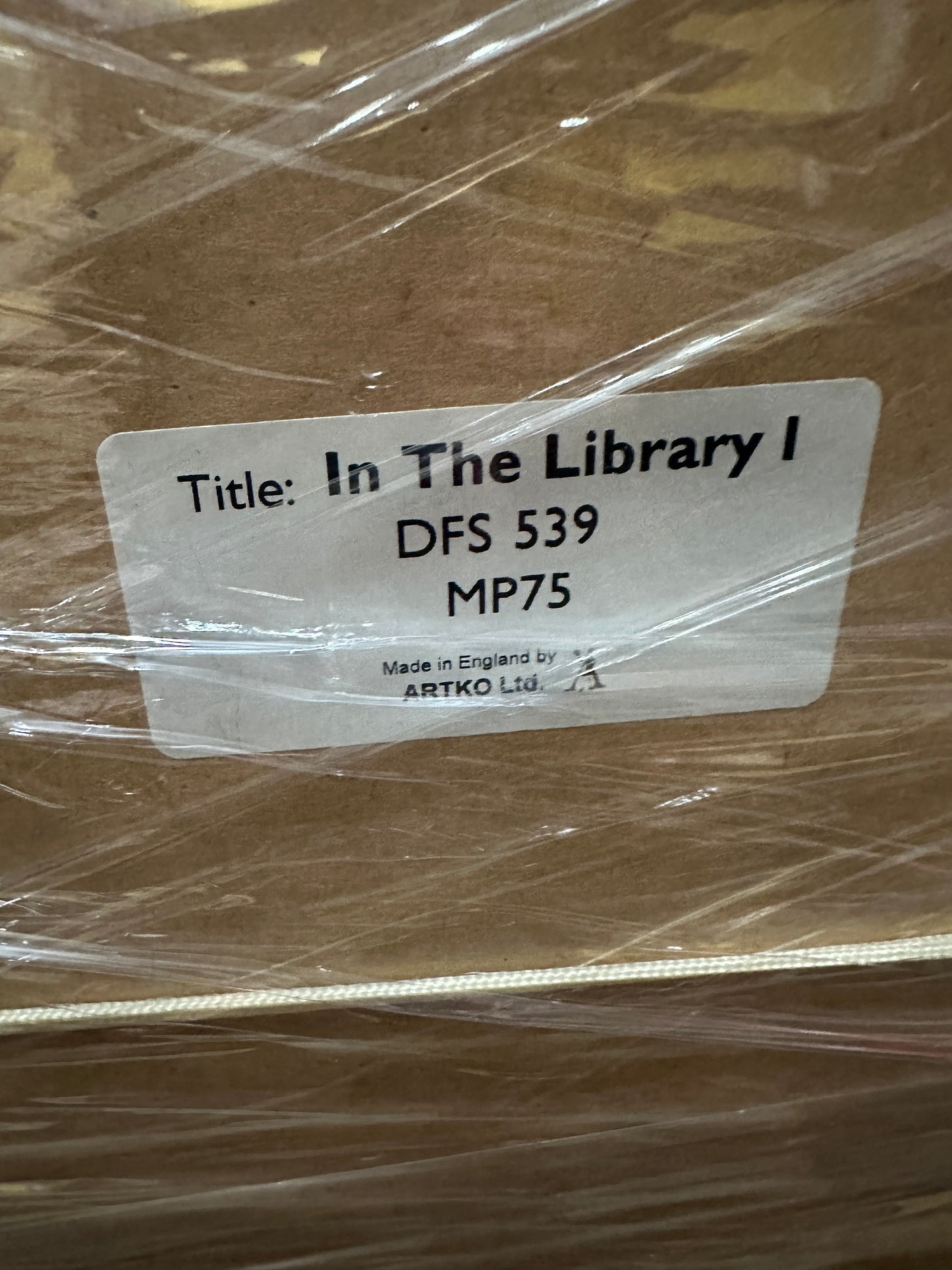 Exclusive Fine Art Set Russel Brennan - In The Library I & II